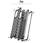 R-JUST RJ-50 Scratch-resistant Stylish Aluminum Alloy Metal Frame Hollow Well-protected Case with Lens Protector for iPhone 12 Pro Max 6.7 inch