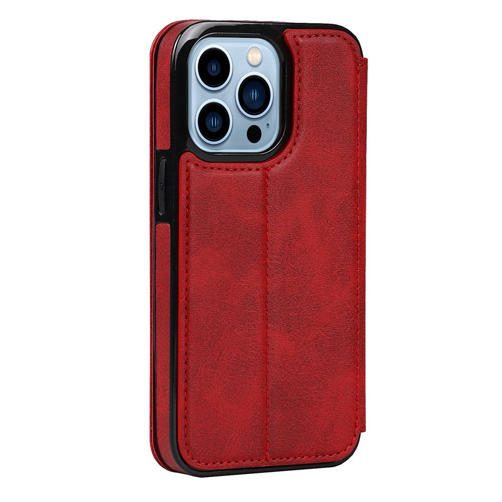 Jazz Series PU Leather Card Slots Magnetic Auto Closure Phone Cover Case with Foldable Stand for iPhone 11 Pro Max 6.5 inch