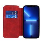 Jazz Series PU Leather Card Slots Magnetic Auto Closure Phone Cover Case with Foldable Stand for iPhone 11 Pro Max 6.5 inch