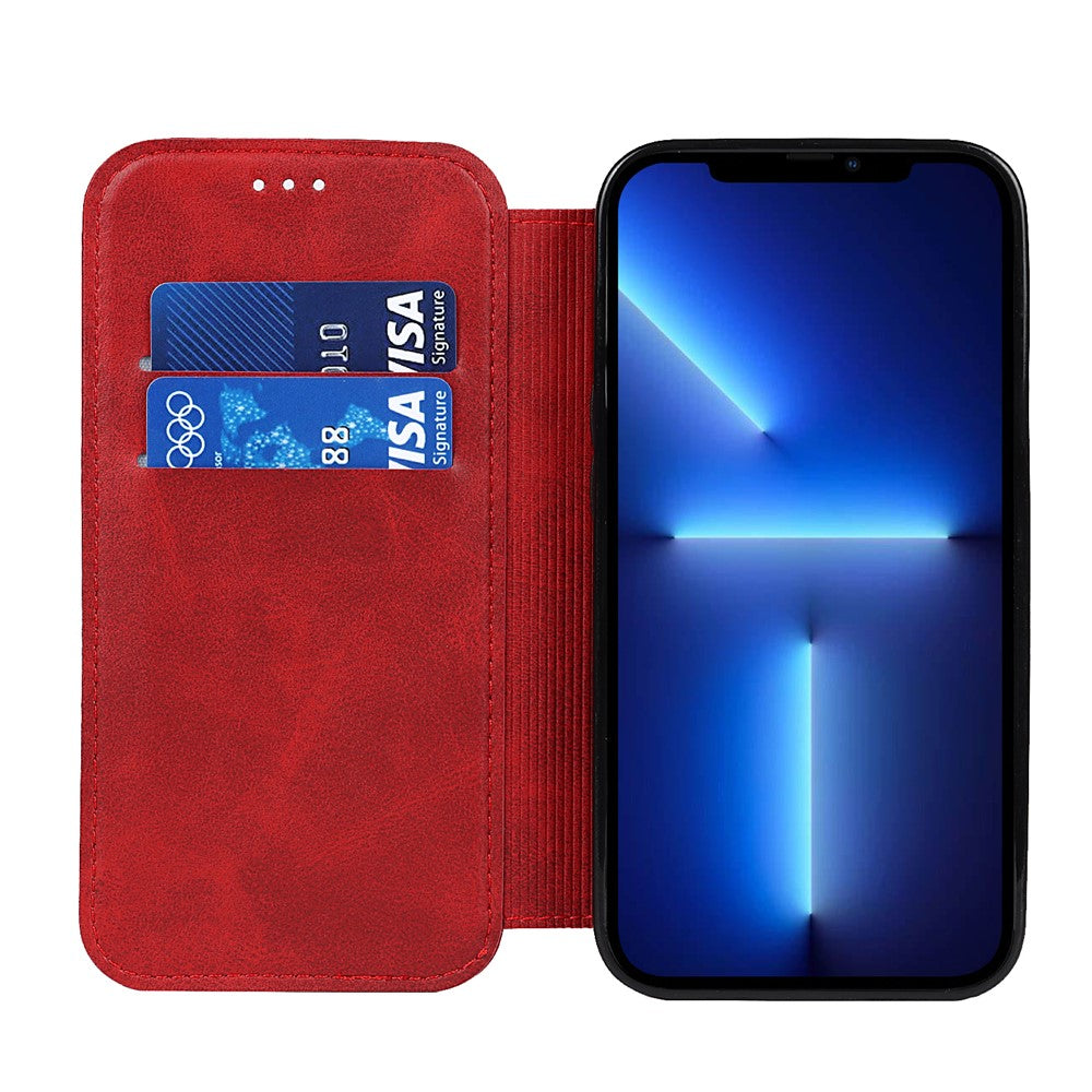 Jazz Series PU Leather Card Slots Magnetic Auto Closure Phone Cover Case with Foldable Stand for iPhone 11 Pro Max 6.5 inch