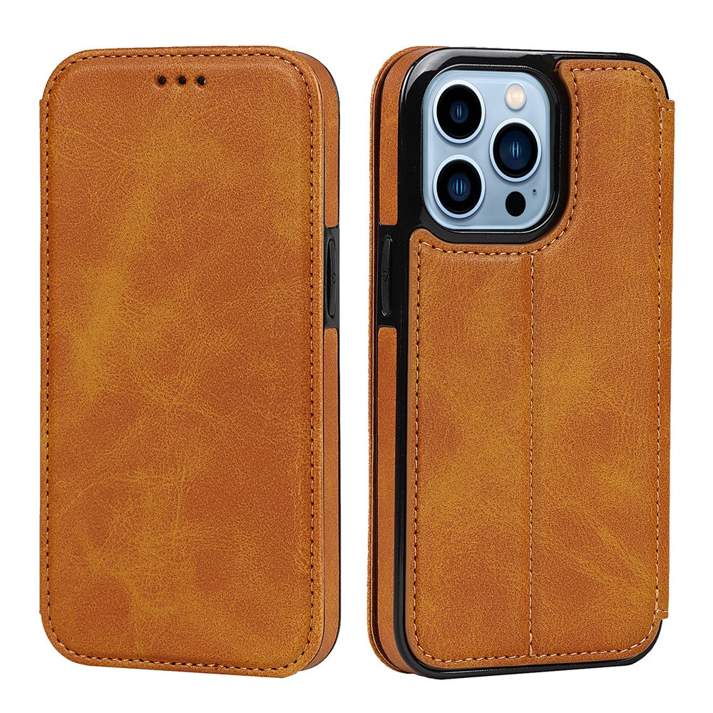 Jazz Series PU Leather Card Slots Magnetic Auto Closure Phone Cover Case with Foldable Stand for iPhone 11 Pro Max 6.5 inch