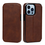 Jazz Series PU Leather Card Slots Magnetic Auto Closure Phone Cover Case with Foldable Stand for iPhone 11 Pro Max 6.5 inch