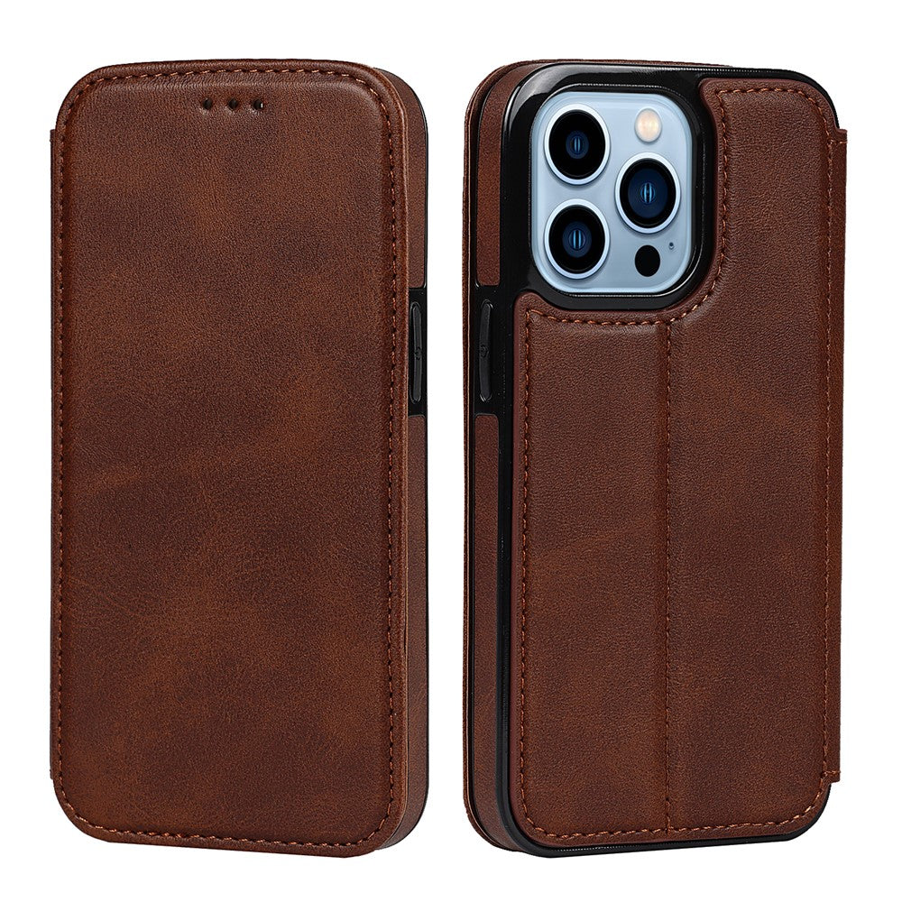 Jazz Series PU Leather Card Slots Magnetic Auto Closure Phone Cover Case with Foldable Stand for iPhone 11 Pro Max 6.5 inch
