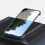 Ridsefast Dobbeltsidet Hærdet Glas+TPU Kant Telefoncover Telefonbeskyttelse til iPhone 13 6.1 tommer