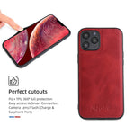 MEGSHI 020-serien multifunktionell magnetisk avtagbar axelväska stötsäker plånboksfodral i PU-läder och TPU för iPhone 12 Pro Max 6,7 tum