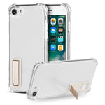 Drop Airbag Protection Soft TPU Transparent Back Cover with Magnetic Kickstand for iPhone 6 / 6s  / SE (2022)/SE (2020)/8/7