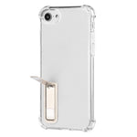 Drop Airbag Protection Soft TPU Transparent Back Cover with Magnetic Kickstand for iPhone 6 / 6s  / SE (2022)/SE (2020)/8/7