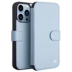 QIALINO Business Style Ægte Oksehud Læderpung Cover Magnetisk Lås Telefoncover til iPhone 13 Pro 6.1 tommer