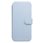 QIALINO Genuine Cowhide Leather Wallet Protective Phone Case Cover for iPhone 13 mini 5.4 inch