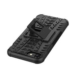 Til iPhone SE (2020)/SE (2022)/8/7 4,7 tommer Cool Tyre PC + TPU Hybridcover med støttefod