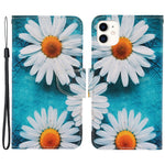 Pung Etui i PU-læder med Håndrem og Mønster, Magnetisk Flip Stand og Folio Cover til iPhone 11 6.1 tommer