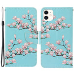 Pung Etui i PU-læder med Håndrem og Mønster, Magnetisk Flip Stand og Folio Cover til iPhone 11 6.1 tommer