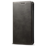 SUTENI Tekstureret overflade Folio Flip Beskyttelsesetui Pung Magnetisk Automatisk Lukning Lædercover med Stand til iPhone XS Max 6,5 tommer