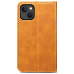 SUTENI Anti-scratch Wallet Stand Design Magnetic Automatic Closing Leather Protective Cover + TPU Inner Case for iPhone 13 mini 5.4 inch
