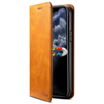 SUTENI Textured Surface Magnetic Automatic Closing Wallet Stand Design Leather Case for iPhone 12/12 Pro 6.1 inch