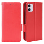 For iPhone 11 6.1 inch Magnetic Smartphone Shell Litchi Texture Anti-fingerprint PU Leather Stand Wallet Case Mobile Phone Cover