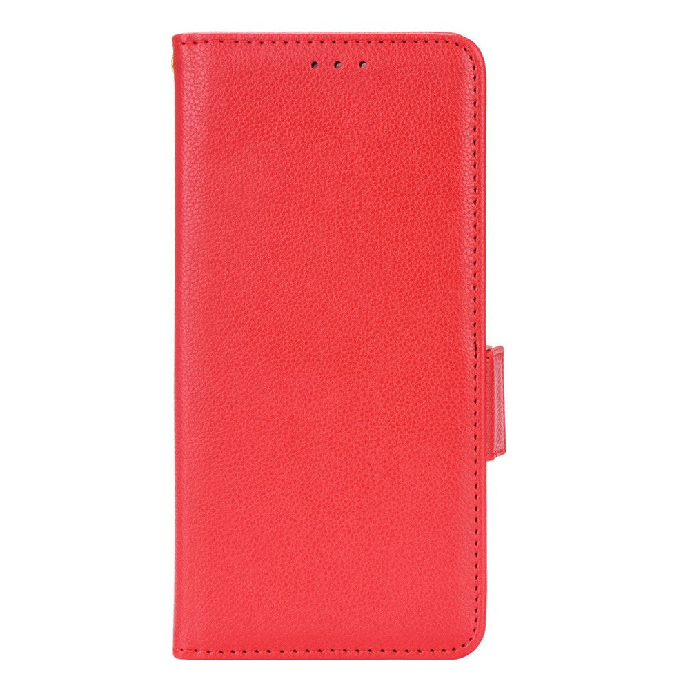 For iPhone 11 6.1 inch Magnetic Smartphone Shell Litchi Texture Anti-fingerprint PU Leather Stand Wallet Case Mobile Phone Cover