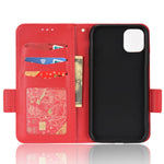 For iPhone 11 6.1 inch Magnetic Smartphone Shell Litchi Texture Anti-fingerprint PU Leather Stand Wallet Case Mobile Phone Cover