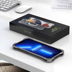 R-JUST RJ-51 Back Hollow Heat Dissipation Carbon Fiber PC + Aluminum Alloy Phone Case Support Wireless Charging for iPhone 12 Pro 6.1 inch