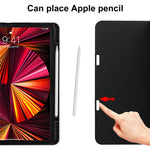 Crazy Horse Texture Wake/Sleep Function Genuine Leather Anti-fall Tablet Case with Stand for Apple iPad Pro 11-inch (2021)