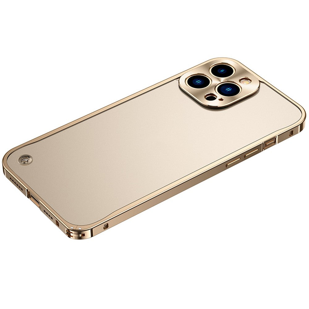 iPhone 13 Pro Max 6,7 tum Matt Mobilmobil PC + Metall Hybrid Skal Skyddande Skal