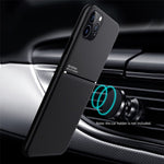 Til iPhone 13 mini 5,4 tommer Præcist udskåret tekstureret anti-fald TPU + PU-læder telefoncover med indbygget magnetisk metalplade
