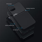 Til iPhone 13 mini 5,4 tommer Præcist udskåret tekstureret anti-fald TPU + PU-læder telefoncover med indbygget magnetisk metalplade