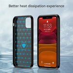1.8mm Carbon Fiber Brushed Texture Impact Buffer TPU Back Case Mobile Phone Cover for iPhone 11 6.1 inch