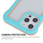 ENKAY HAT PRINCE For iPhone 12 Pro Max 6.7 inch Frameless Slim Phone Case with 9H Tempered Glass Screen Protector Heat Dissipation Phone Cover Drop Resistant Protective Shell