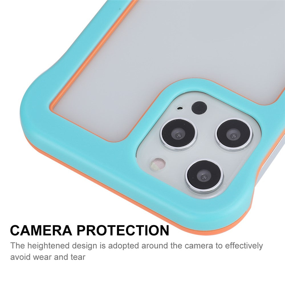 ENKAY HAT PRINCE For iPhone 12 Pro Max 6.7 inch Frameless Slim Phone Case with 9H Tempered Glass Screen Protector Heat Dissipation Phone Cover Drop Resistant Protective Shell