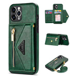 N.BEKUS til iPhone 12 Pro Max 6,7 tommer Wallet med Kickstand Design, Godt Beskyttet PU Læder + TPU Mobiltelefon Cover med Lang Snor