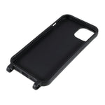 Til iPhone 13 6,1 tommer blødt TPU-bagcover til mobiltelefon med mat finish og skulderrem