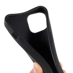 Til iPhone 13 6,1 tommer blødt TPU-bagcover til mobiltelefon med mat finish og skulderrem