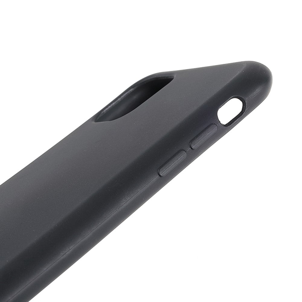 For iPhone 11 6.1 inch Slim Matte Cell Phone Case Drop Shockproof TPU Back Cover with Shoulder Strap