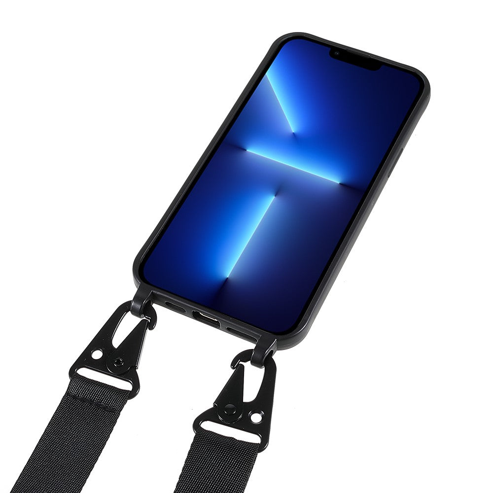 iPhone 13 Pro Max 6,7 tum Axelremsdesign Matt Stoppsäkert Mobilskal Mjukt TPU-skydd