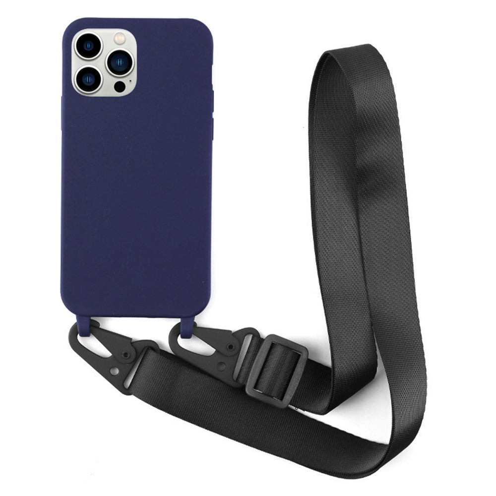 iPhone 13 Pro Max 6,7 tum Axelremsdesign Matt Stoppsäkert Mobilskal Mjukt TPU-skydd