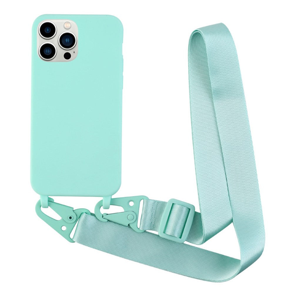 iPhone 13 Pro Max 6,7 tum Axelremsdesign Matt Stoppsäkert Mobilskal Mjukt TPU-skydd