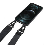 For iPhone 12 / 12 Pro 6.1 inch Matte Minimalist Case Anti-Scratch Soft TPU Cover with Shoulder Strap