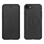 Cool Tyre PC + TPU Hybridcover til iPhone SE (2020)/SE (2022)/8/7 4.7 inch - med støttefod