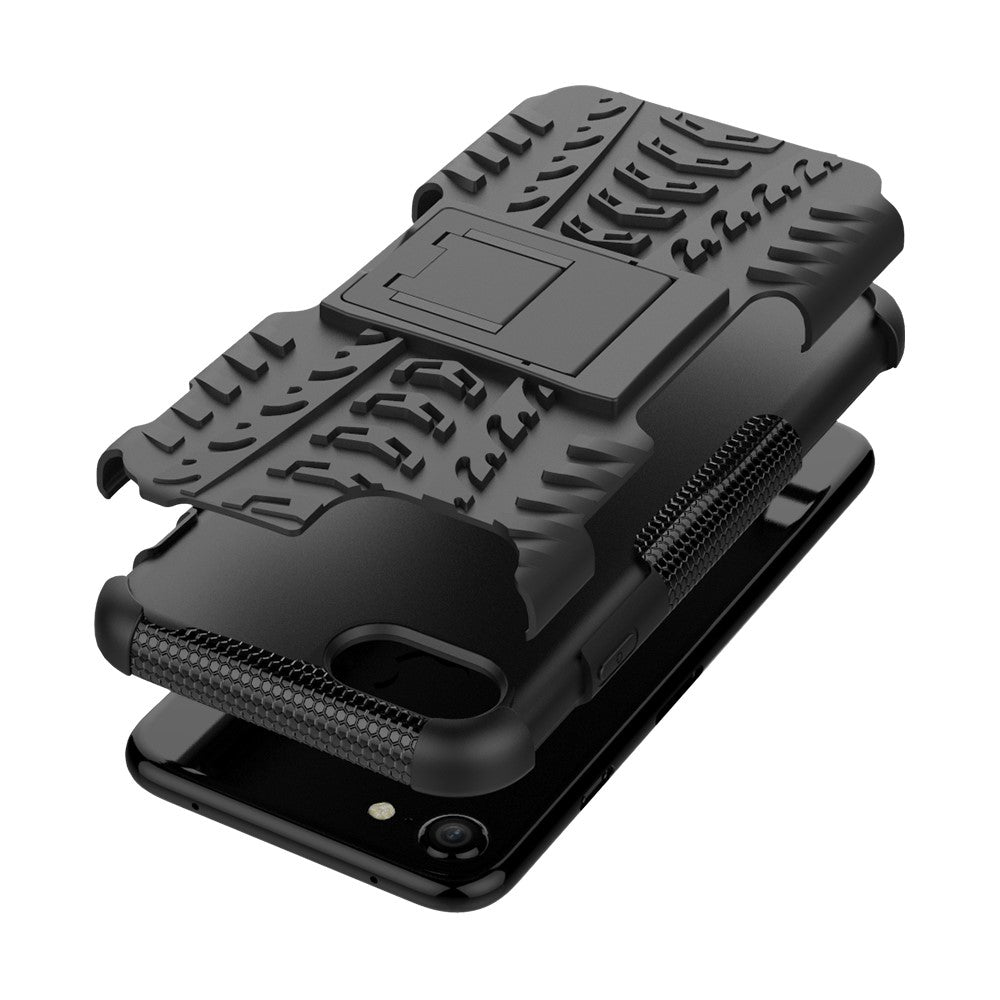Cool Tyre PC + TPU Hybridcover til iPhone SE (2020)/SE (2022)/8/7 4.7 inch - med støttefod