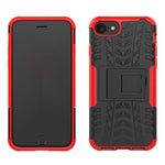 Cool Tyre PC + TPU Hybridcover til iPhone SE (2020)/SE (2022)/8/7 4.7 inch - med støttefod