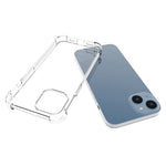 Til iPhone 14 6,1 tommer fortykket TPU-cover med fire hjørner mod fald, skridsikkert telefoncover