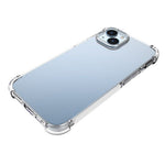 Til iPhone 14 6,1 tommer fortykket TPU-cover med fire hjørner mod fald, skridsikkert telefoncover
