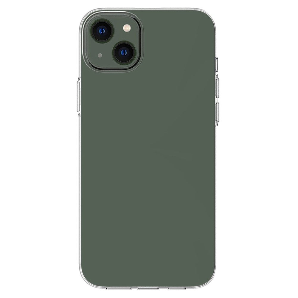 For iPhone 14 6.1 inch Crystal Clear Soft TPU Case Anti-scratch Protective Phone Cover