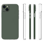 For iPhone 14 6.1 inch Crystal Clear Soft TPU Case Anti-scratch Protective Phone Cover