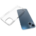 For iPhone 14 6.1 inch Crystal Clear Soft TPU Case Anti-scratch Protective Phone Cover