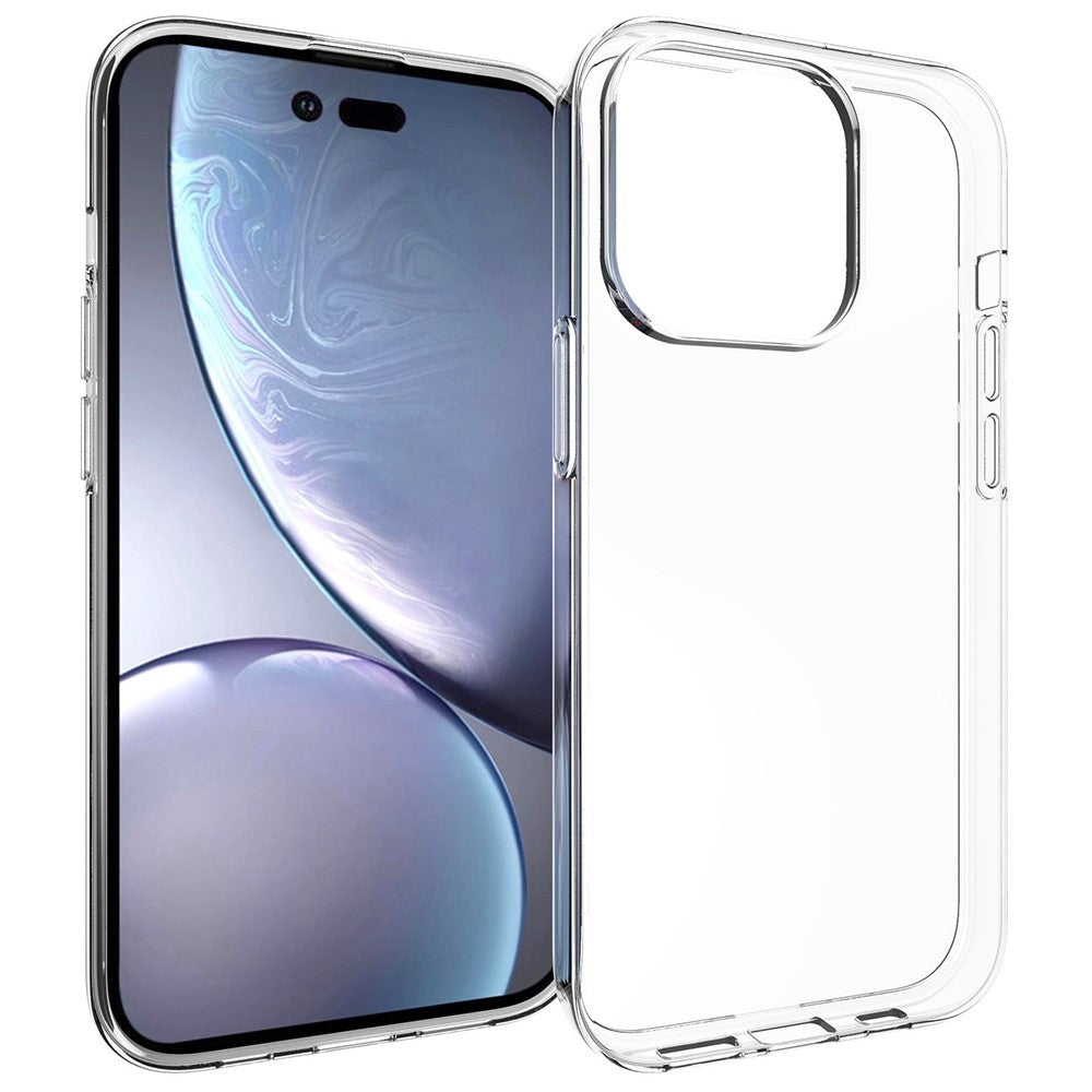 For iPhone 14 Pro 6.1 inch High Transparency Mobile Phone Case Drop-proof TPU Back Cover