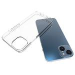 For iPhone 14 Plus 6.7 inch Anti-scratch Transparent Flexible TPU Phone Case Protective Cover