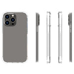For iPhone 14 Pro Max 6.7 inch Anti-fall Protection Soft TPU Cover Non-slip Shockproof Mobile Phone Case