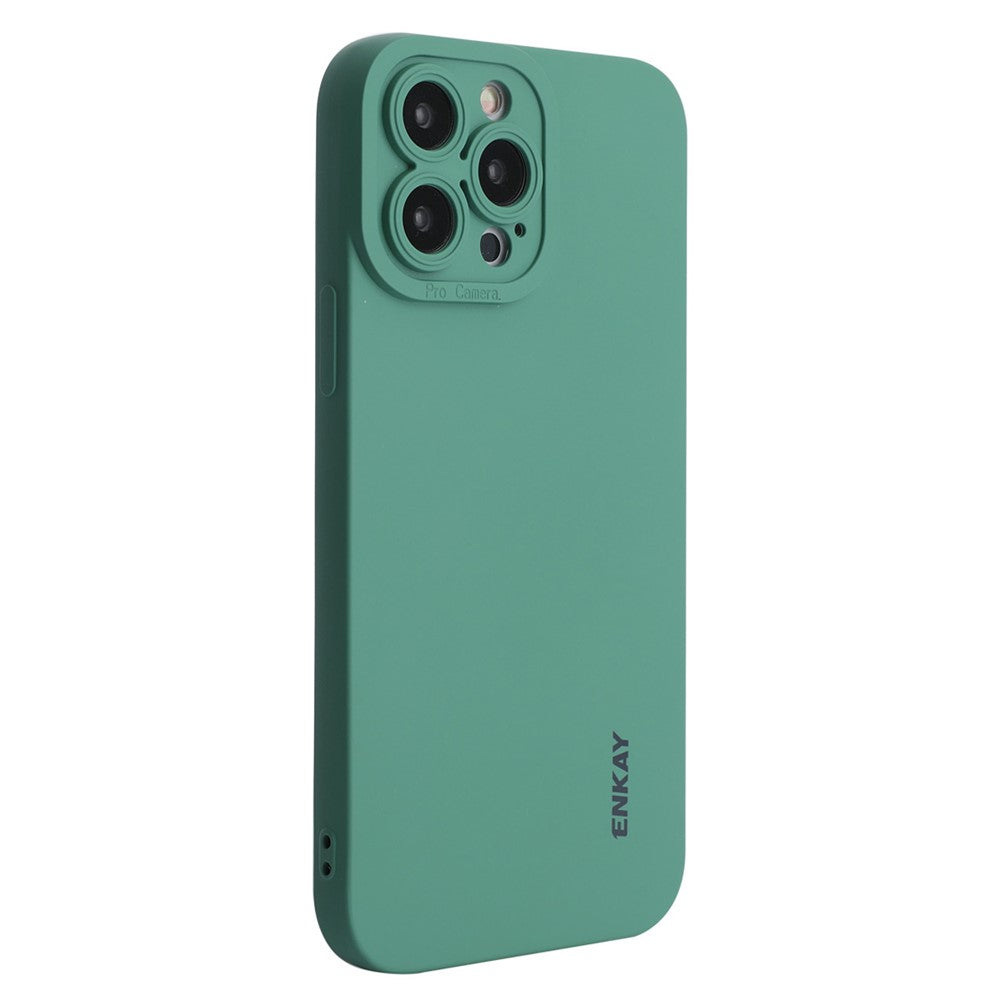 ENKAY HAT PRINCE for iPhone 12 Pro 6.1 inch Soft Liquid Silicone Case Precise Cutouts Camera Protection Anti-Scratch Cover
